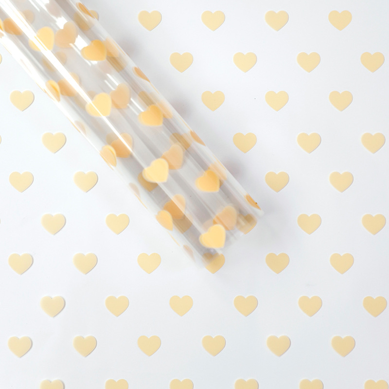MYHC-62 Even Love Dekorasyon OPP Transparent Flower Wrapping Paper