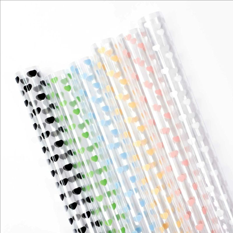 MYHC-62 Even Love Dekorasyon OPP Transparent Flower Wrapping Paper