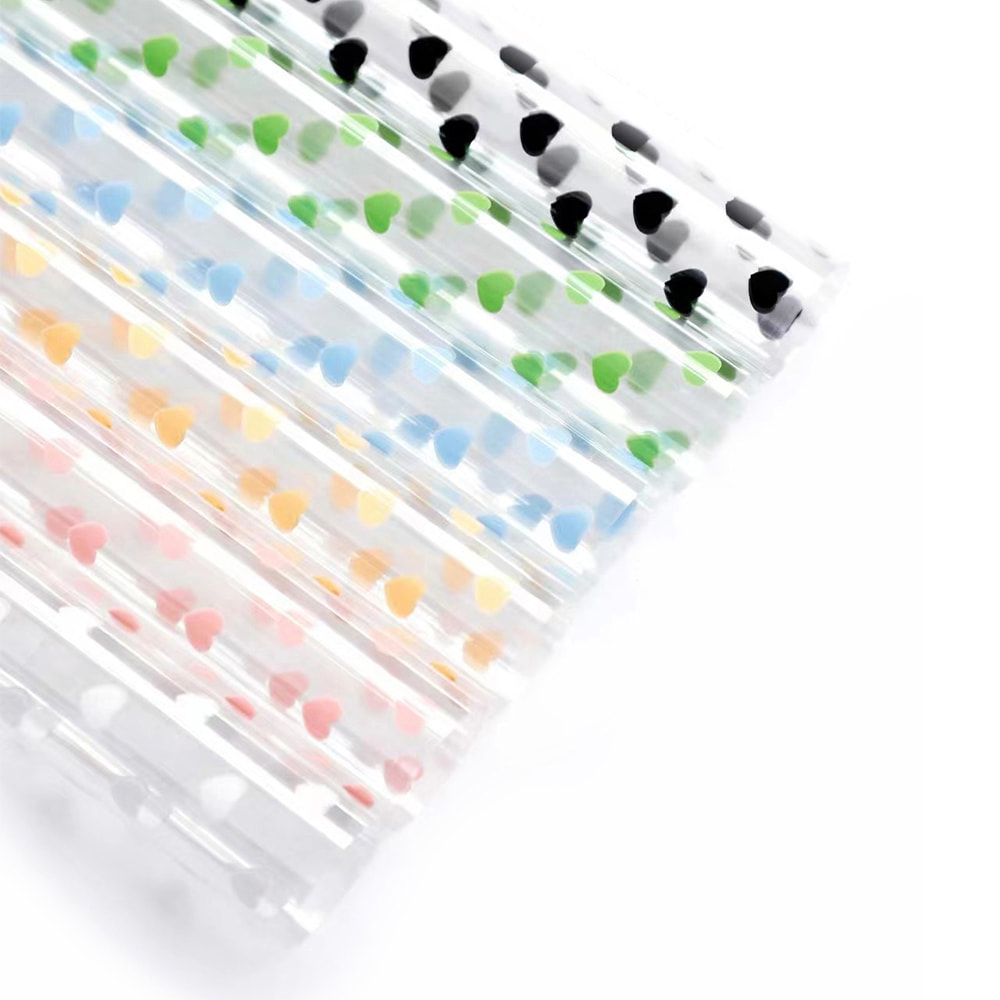 MYHC-62 Even Love Dekorasyon OPP Transparent Flower Wrapping Paper
