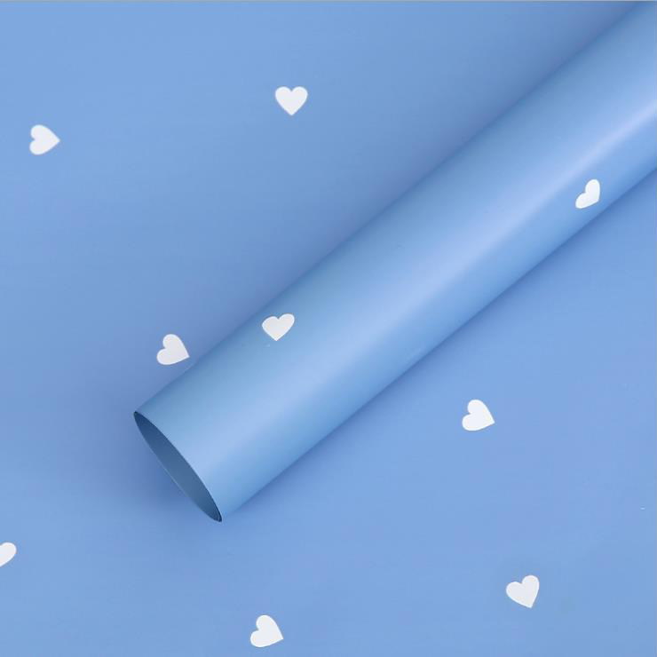 MYHC-63 Little Love Dekorasyon Pearlescent Film Bopp Cotton Flower Packaging Film