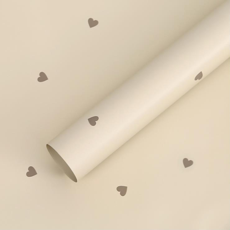 MYHC-63 Little Love Dekorasyon Pearlescent Film Bopp Cotton Flower Packaging Film