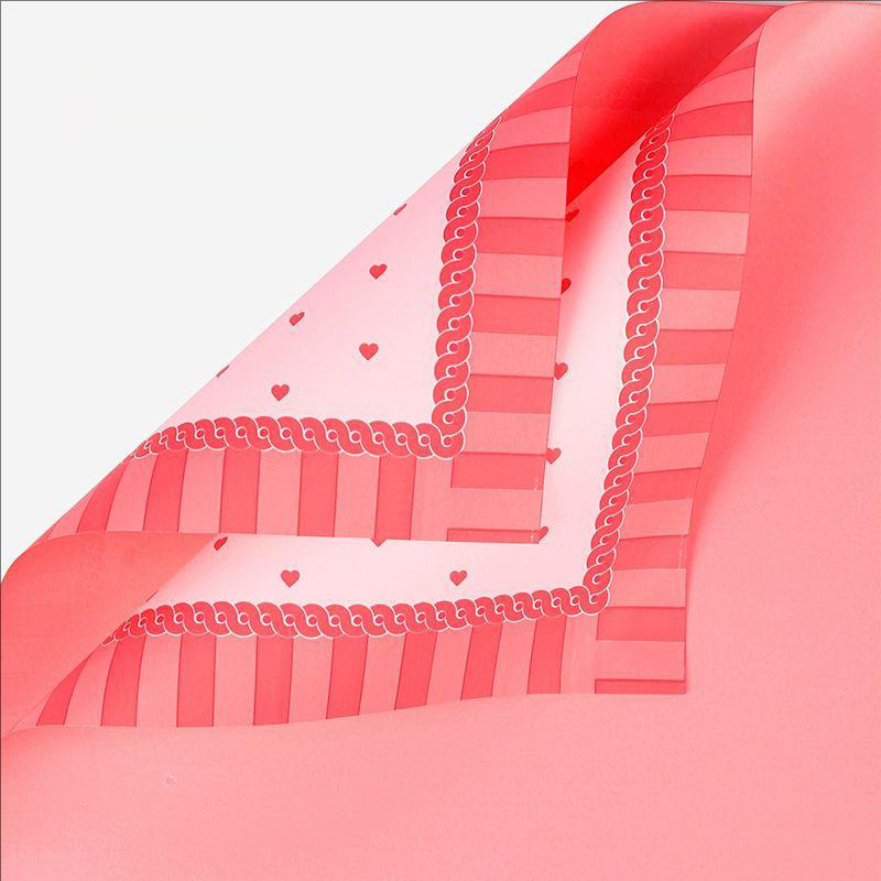 MYHC-65 Princess Dress Maliwanag na Kulay ng Plastic Flower Packaging Film