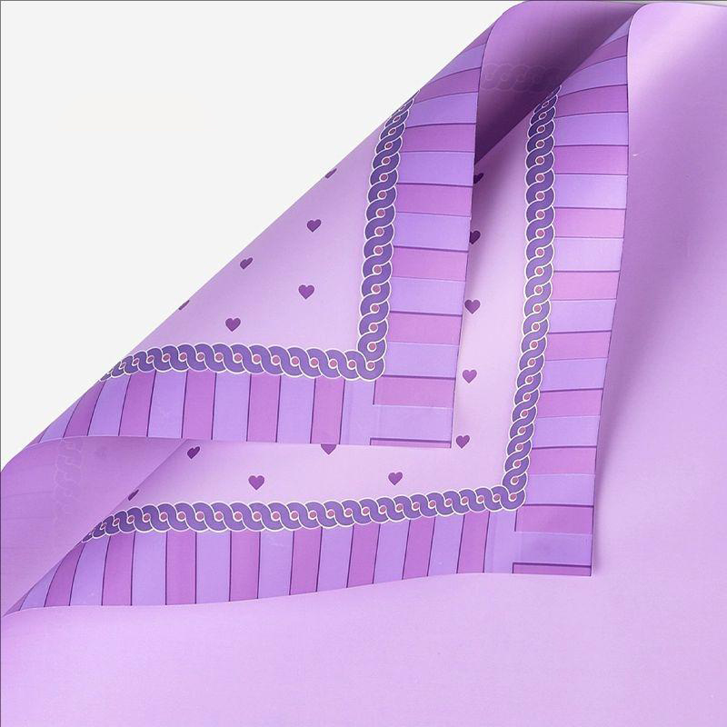 MYHC-65 Princess Dress Maliwanag na Kulay ng Plastic Flower Packaging Film
