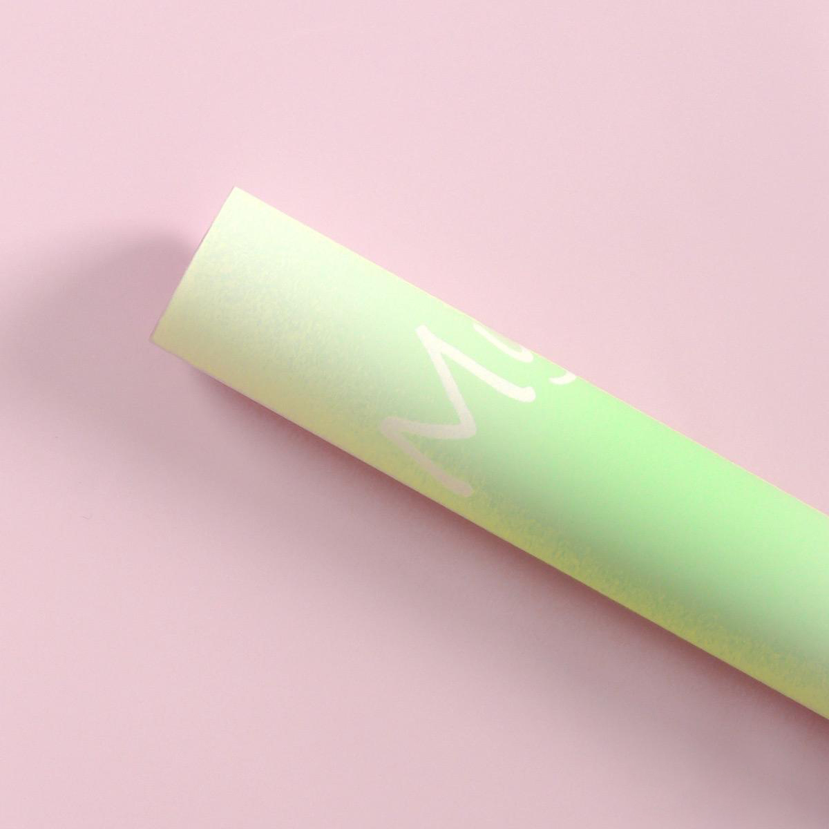 MYHC-66 Macaron Gradient Color Waterproof Flower Wrapping Paper