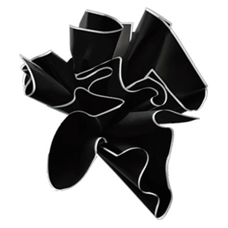 MYHC-69 Black And White Noble Matting Film (BOPP) Waterproof Flower Wrapping Paper