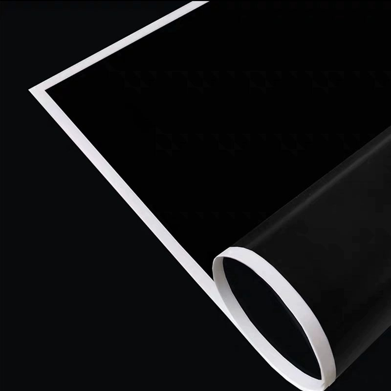 MYHC-69 Black And White Noble Matting Film (BOPP) Waterproof Flower Wrapping Paper