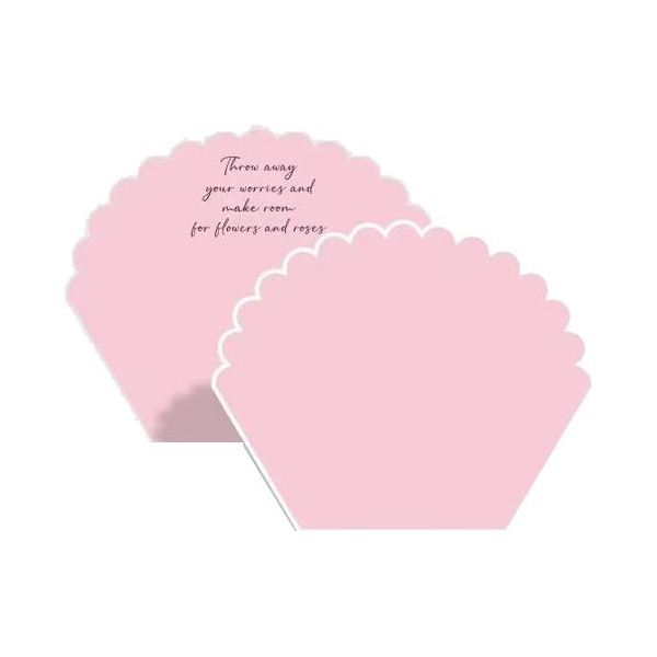 MYHC-71 Monochrome Petal-Shaped Cotton Flower Wrapping Paper