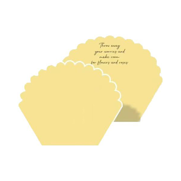 MYHC-71 Monochrome Petal-Shaped Cotton Flower Wrapping Paper