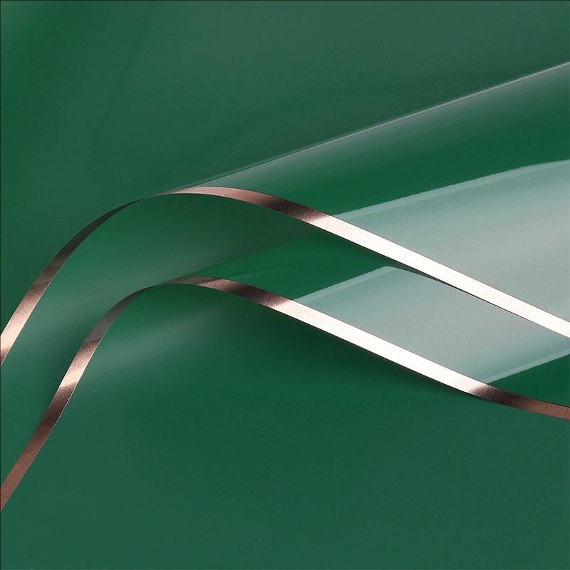 MYHC-72 Solid Color Gold Edge Water Light Film Transparent Flower Packaging Film