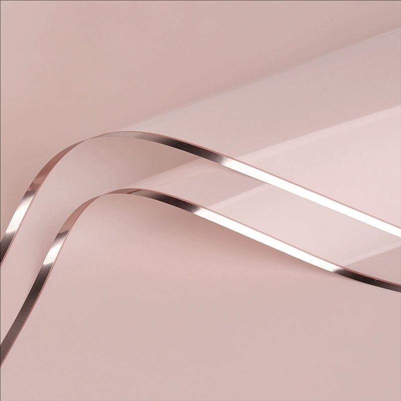 MYHC-72 Solid Color Gold Edge Water Light Film Transparent Flower Packaging Film