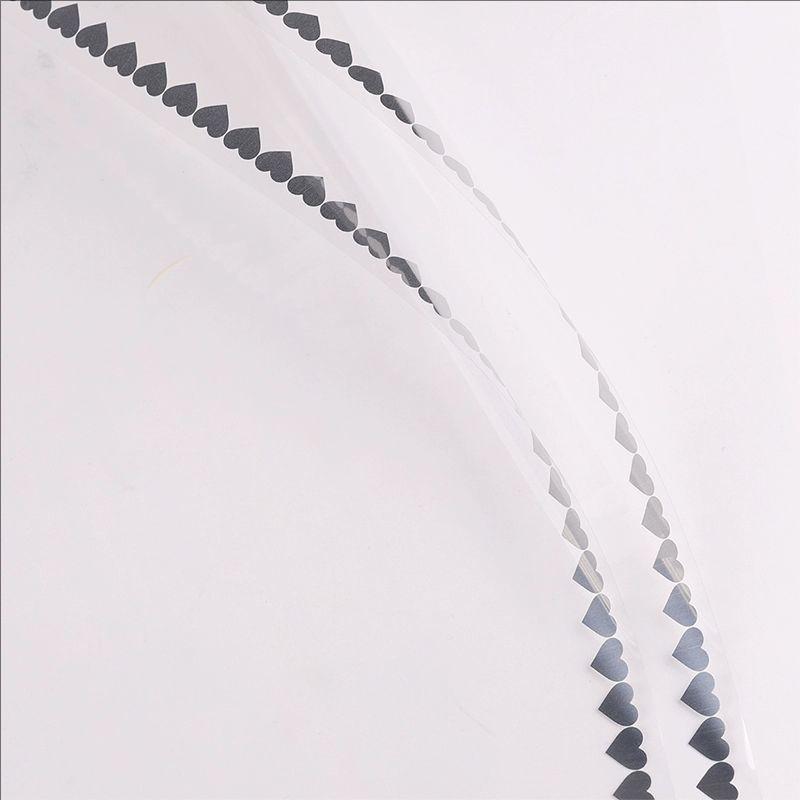 MYHC-73 Lace Glitter Film Opp Transparent Flower Packaging Film