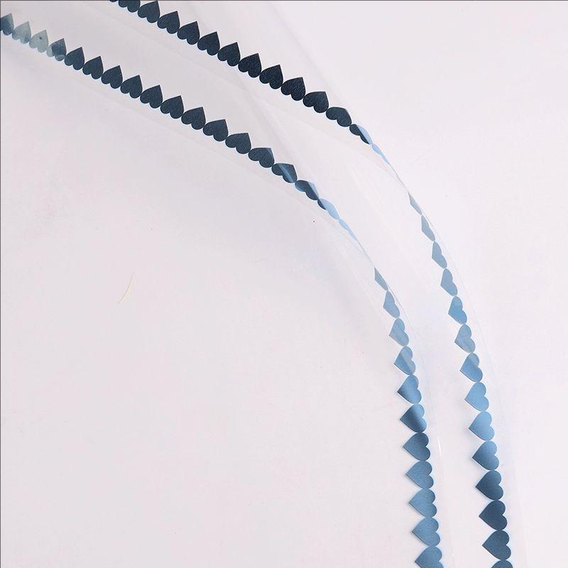 MYHC-73 Lace Glitter Film Opp Transparent Flower Packaging Film
