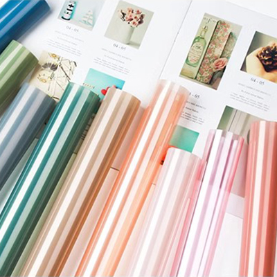 MYHC-74 Jelly Film OPP4.7 Silk Transparent Flower Wrapping Paper
