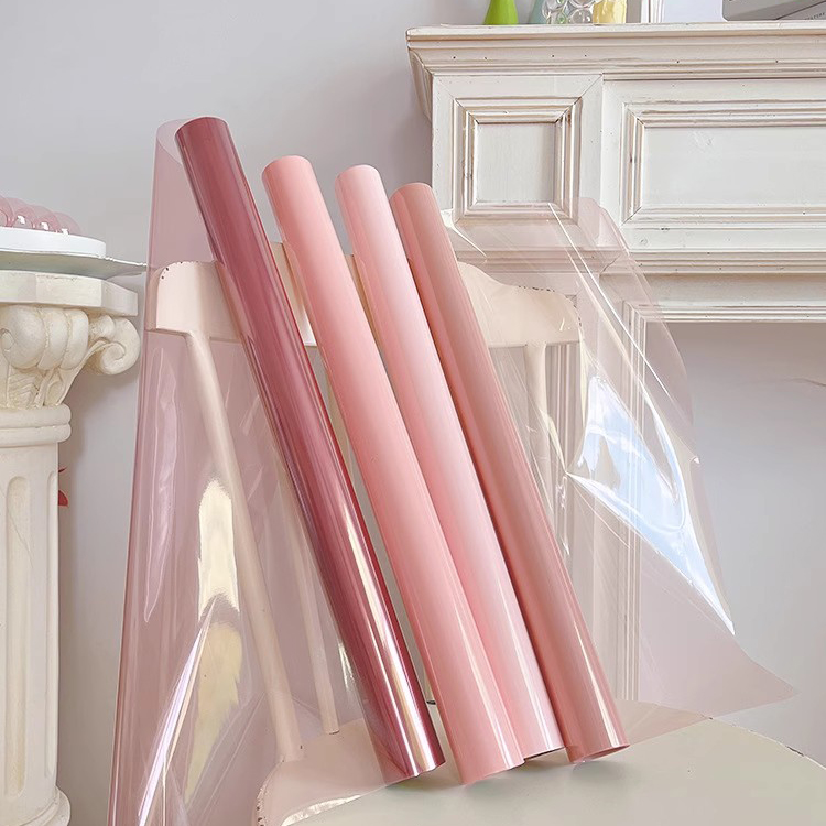 MYHC-74 Jelly Film OPP4.7 Silk Transparent Flower Wrapping Paper