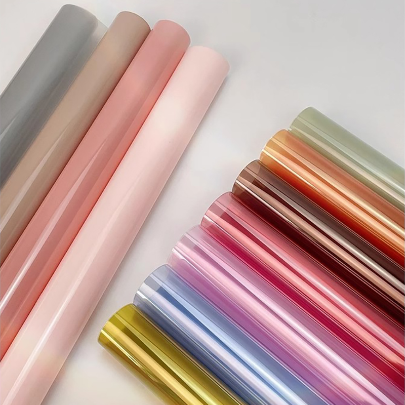 MYHC-74 Jelly Film OPP4.7 Silk Transparent Flower Wrapping Paper
