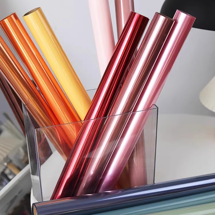 MYHC-74 Jelly Film OPP4.7 Silk Transparent Flower Wrapping Paper