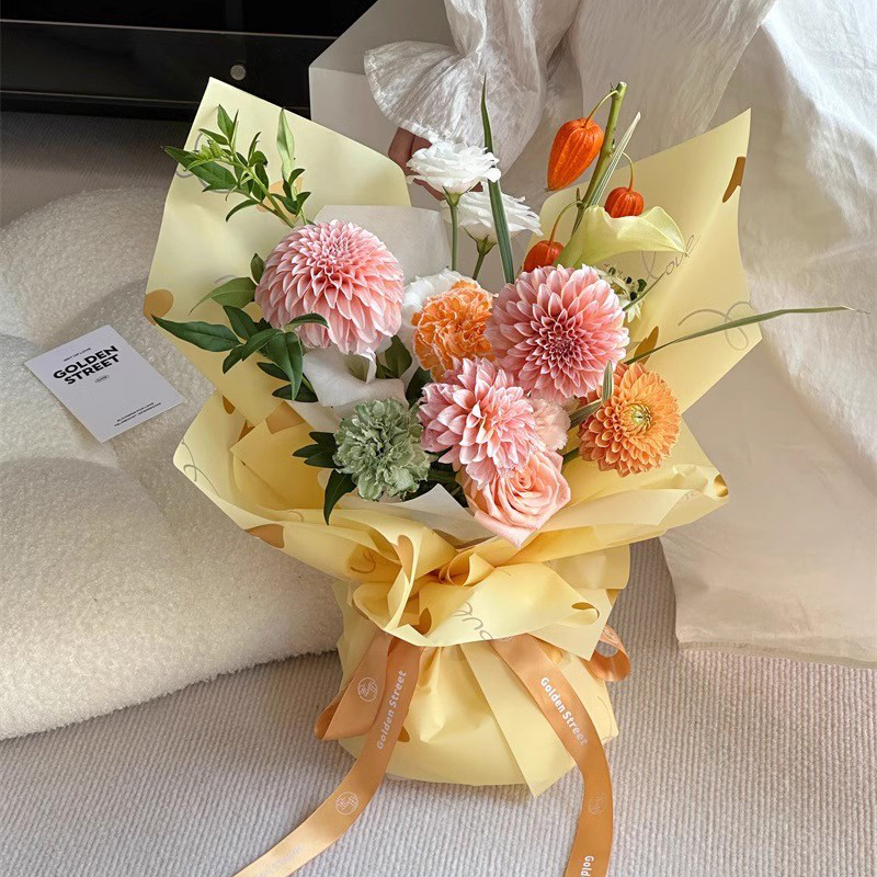 MYHC-75 6 na Kulay 57×57cm (±2cm) Matte Flower Packaging Film