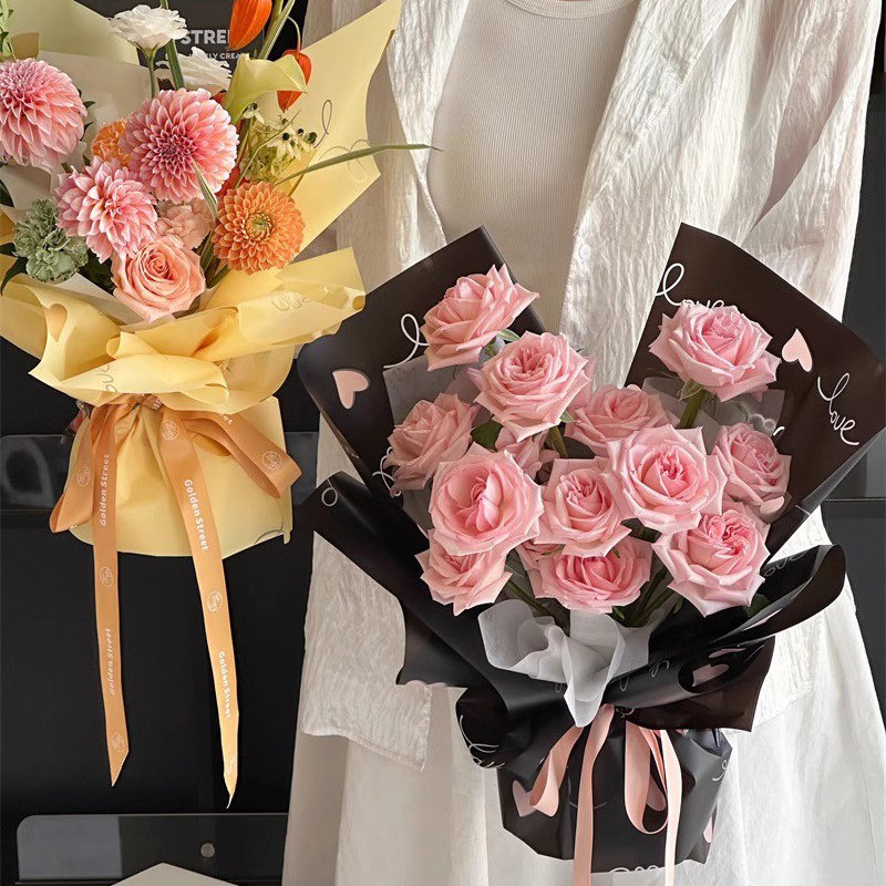 MYHC-75 6 na Kulay 57×57cm (±2cm) Matte Flower Packaging Film