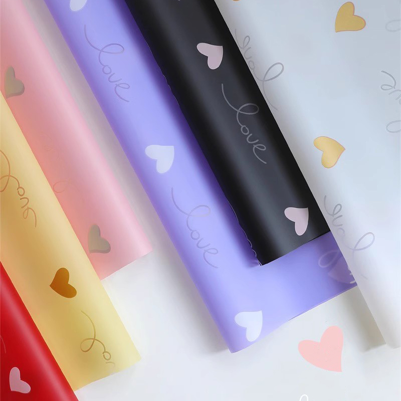 MYHC-75 6 na Kulay 57×57cm (±2cm) Matte Flower Packaging Film