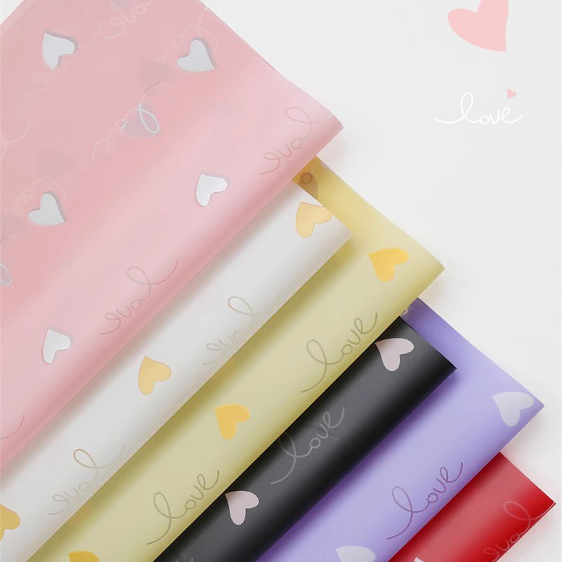 MYHC-75 6 na Kulay 57×57cm (±2cm) Matte Flower Packaging Film