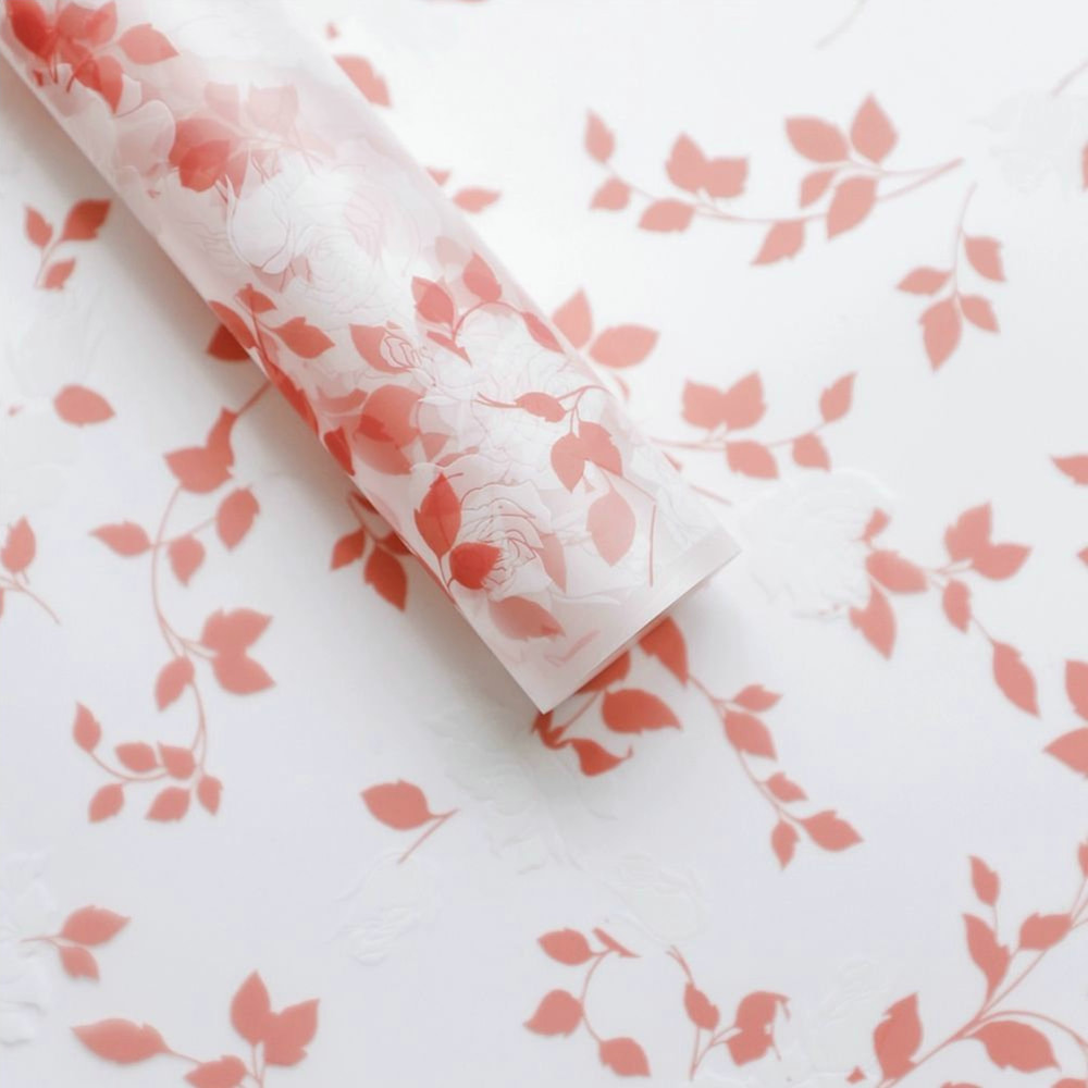 MYHC-79 Rose Print, Dalawang Kulay, Transparent na Flower Packaging Film