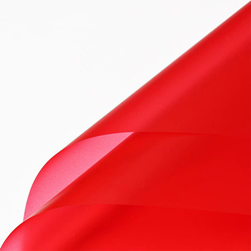 Matte solid color translucent flower wrapping paper