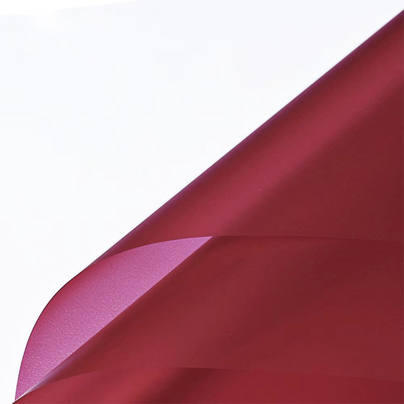 Matte solid color translucent flower wrapping paper