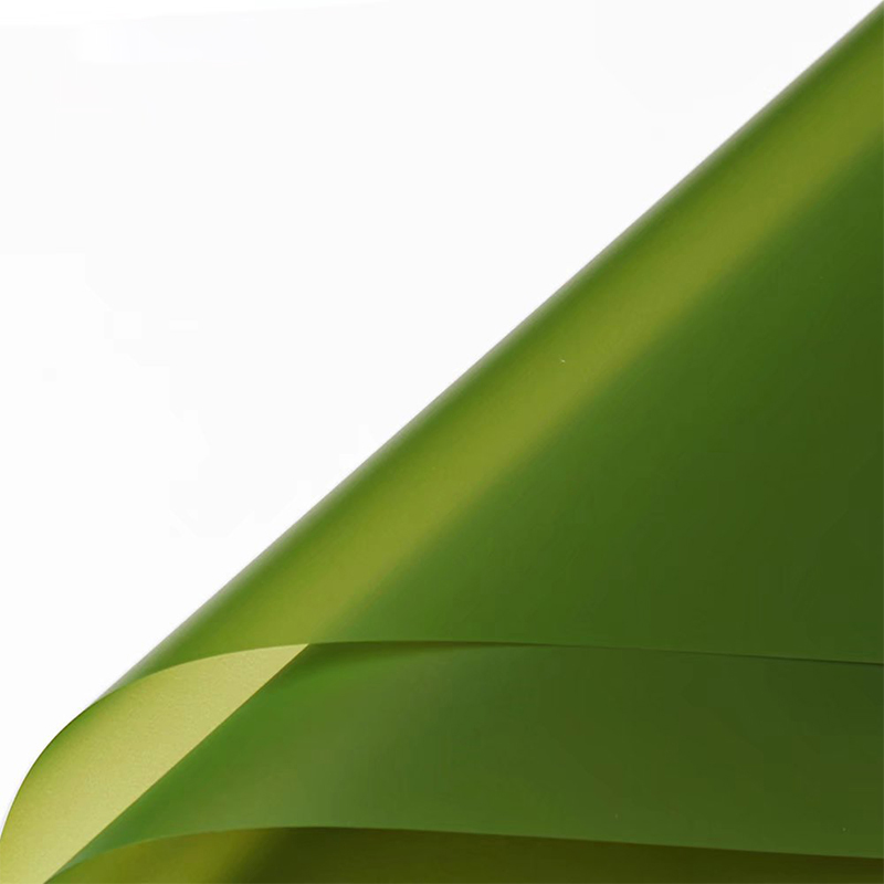 Matte solid color translucent flower wrapping paper