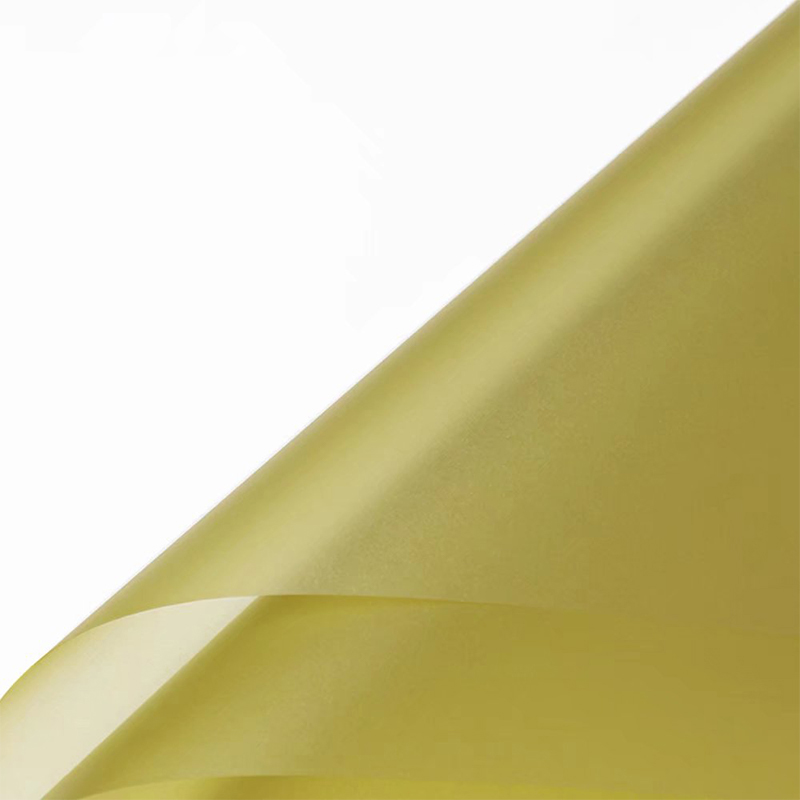 Matte solid color translucent flower wrapping paper