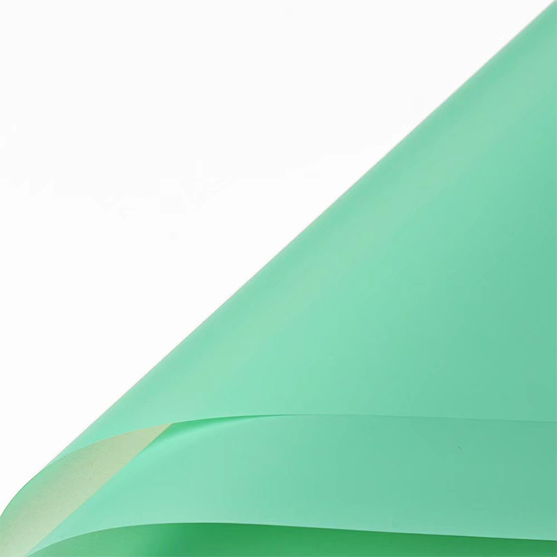 Matte solid color translucent flower wrapping paper