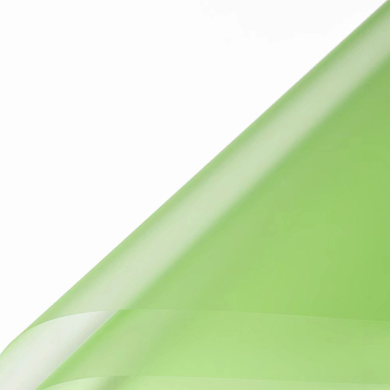 Matte solid color translucent flower wrapping paper