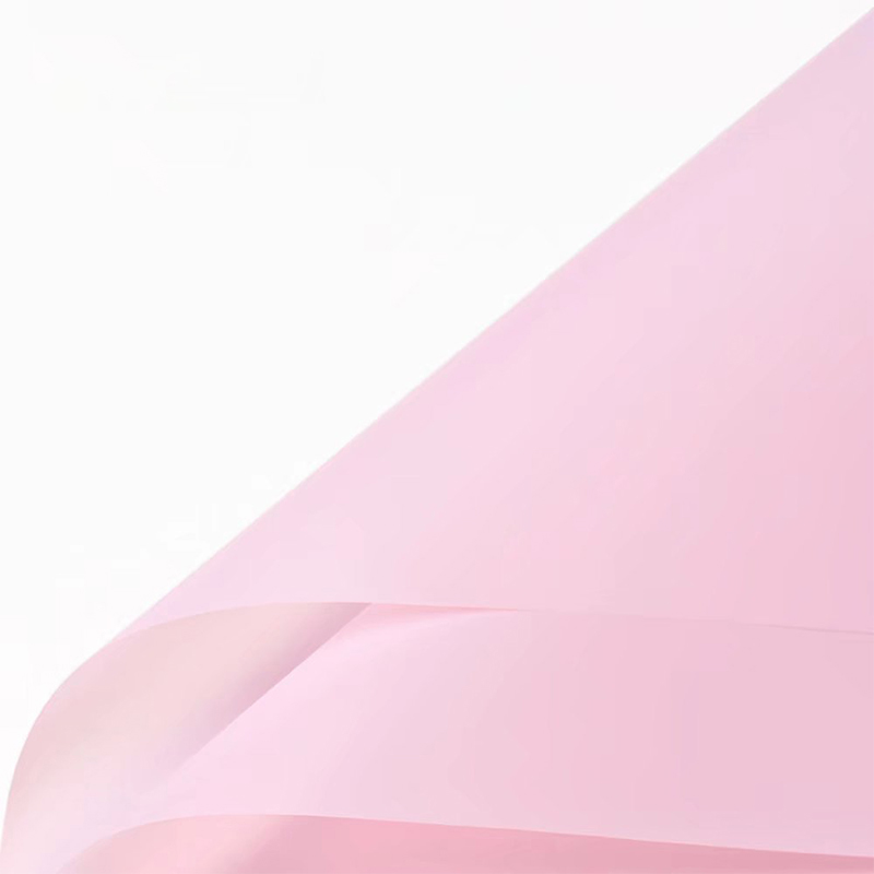 Matte solid color translucent flower wrapping paper