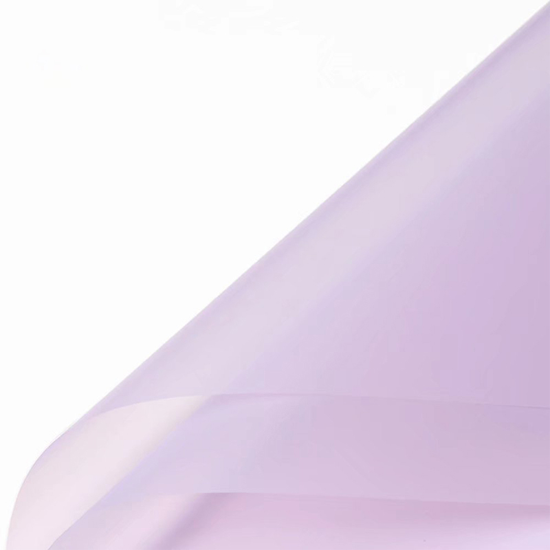 Matte solid color translucent flower wrapping paper