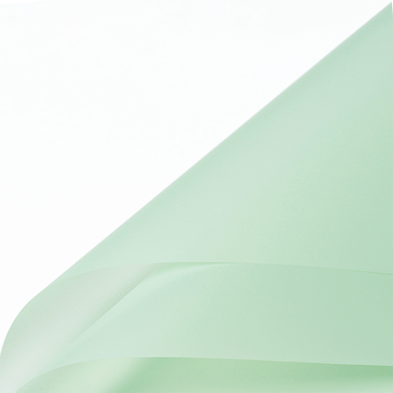 Matte solid color translucent flower wrapping paper