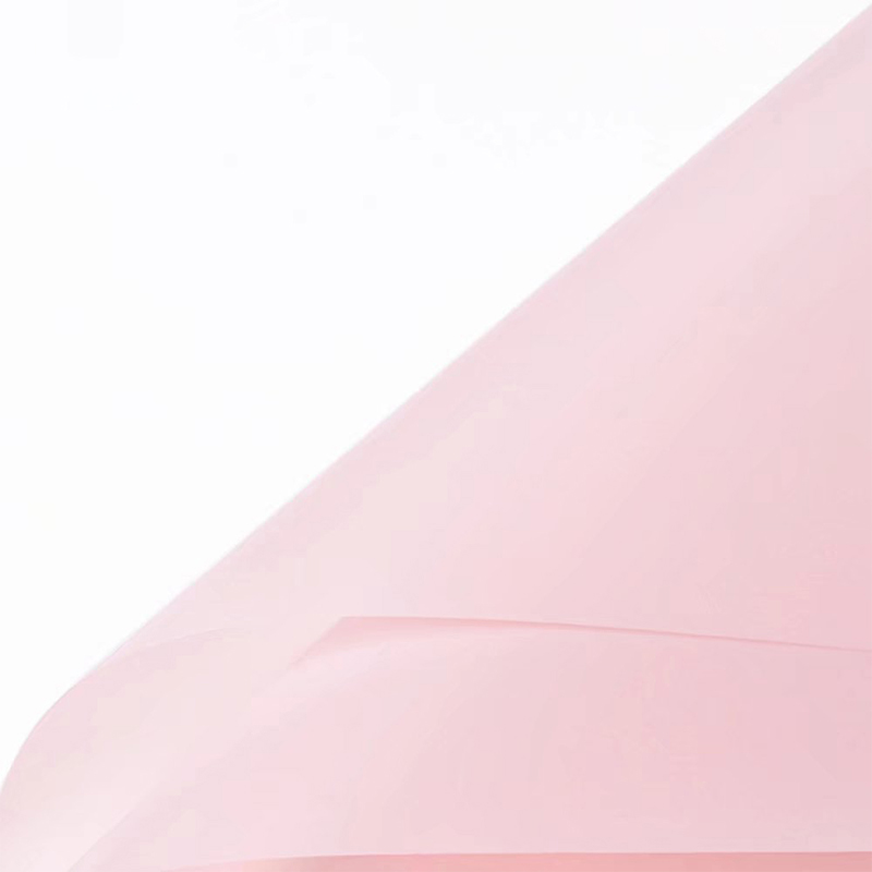 Matte solid color translucent flower wrapping paper
