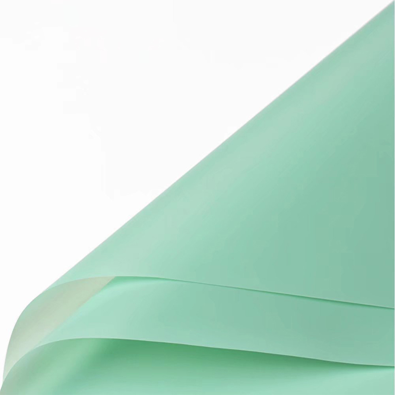 Matte solid color translucent flower wrapping paper