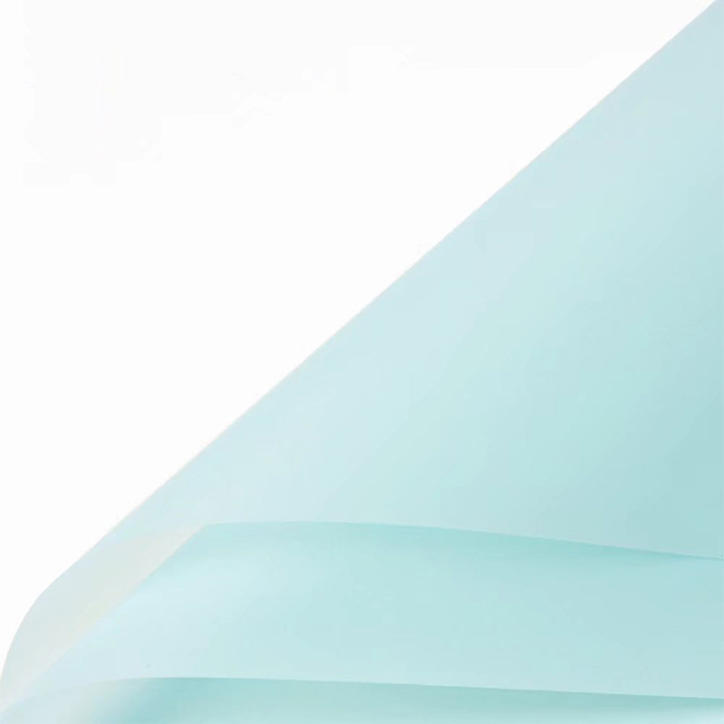 Matte solid color translucent flower wrapping paper