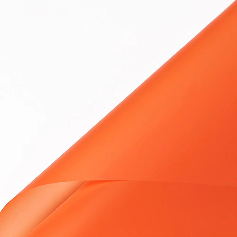 Matte solid color translucent flower wrapping paper