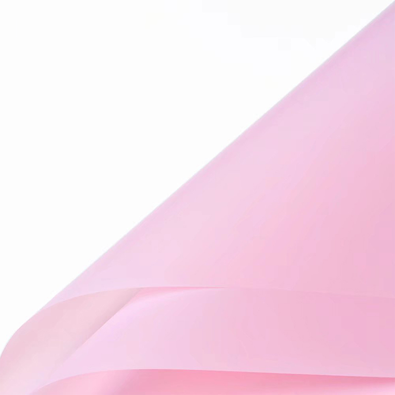 Matte solid color translucent flower wrapping paper