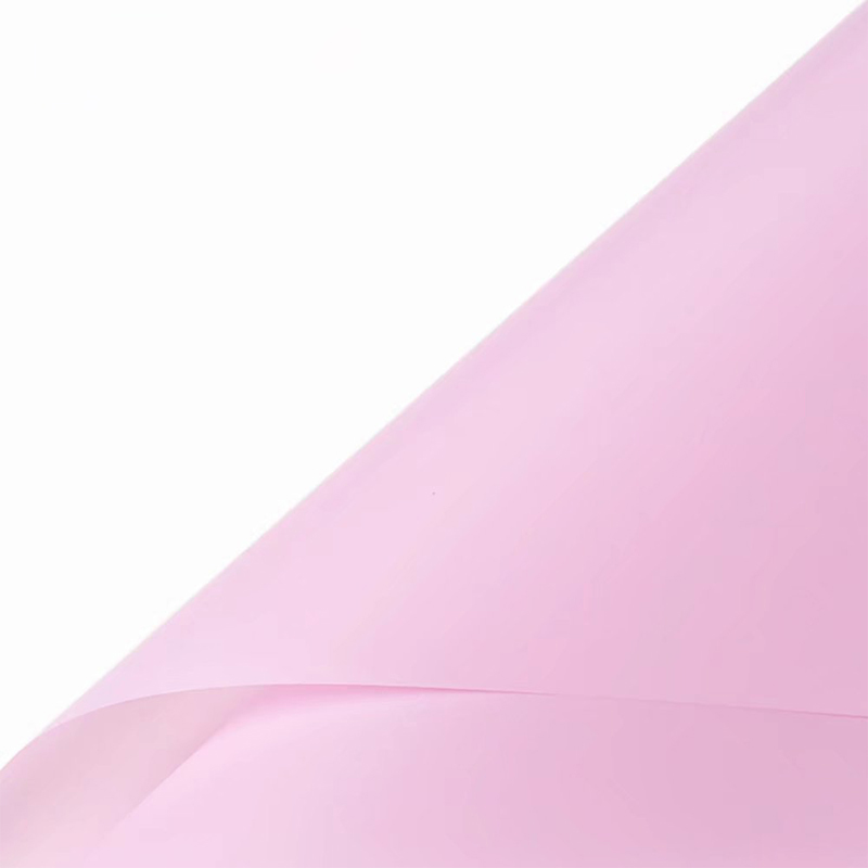 Matte solid color translucent flower wrapping paper