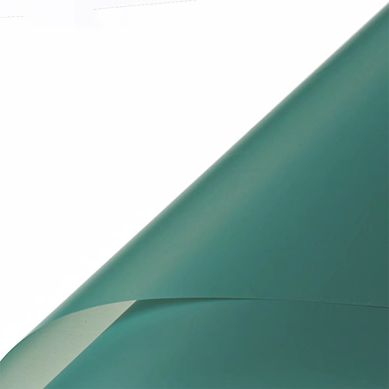 Matte solid color translucent flower wrapping paper