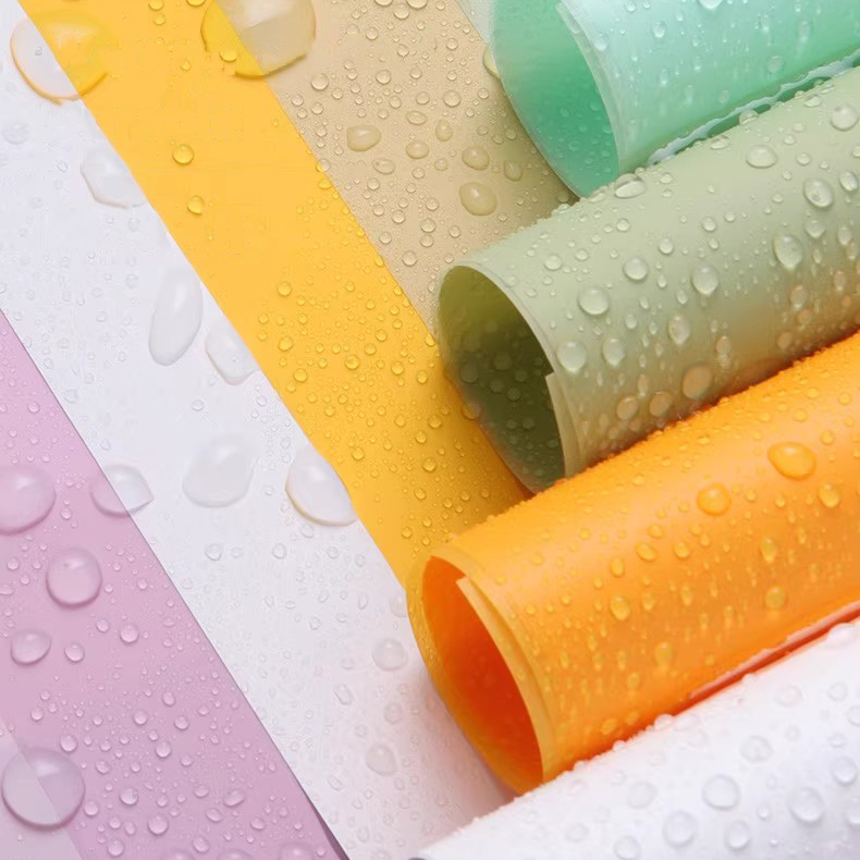 Matte solid color translucent flower wrapping paper