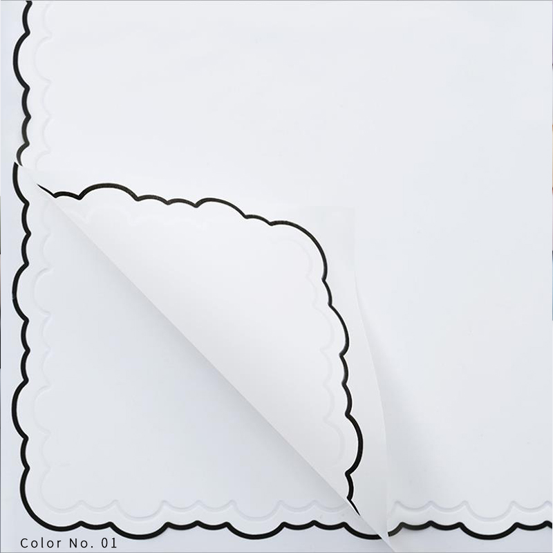 Petal jelly film flower wrapping paper
