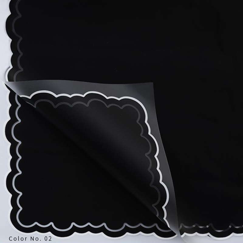 Petal jelly film flower wrapping paper