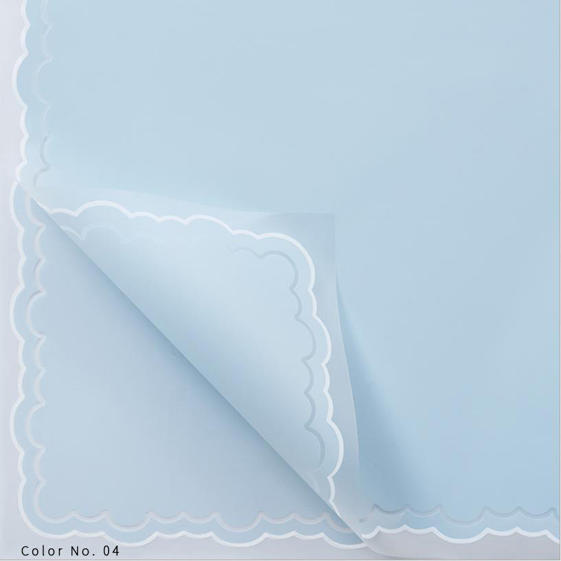 Petal jelly film flower wrapping paper