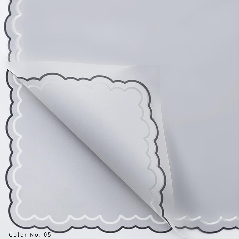 Petal jelly film flower wrapping paper