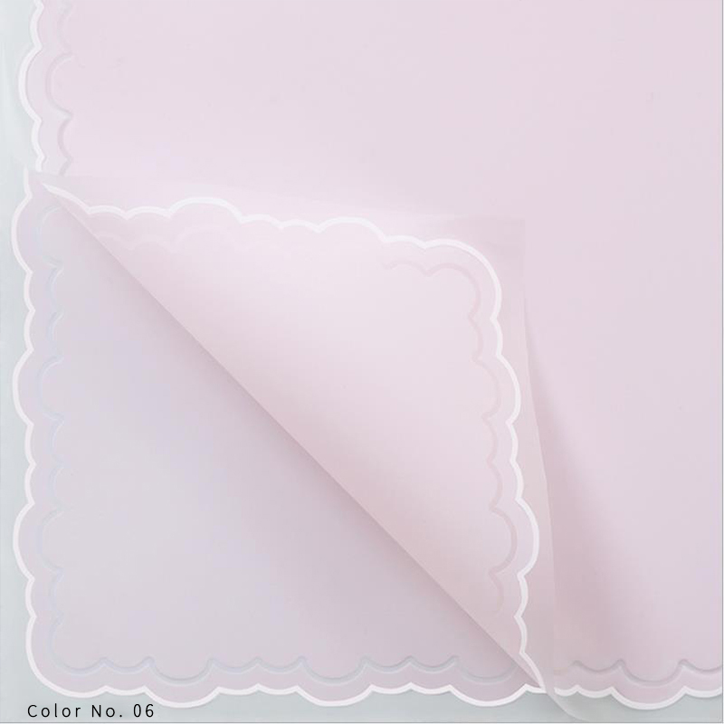 Petal jelly film flower wrapping paper