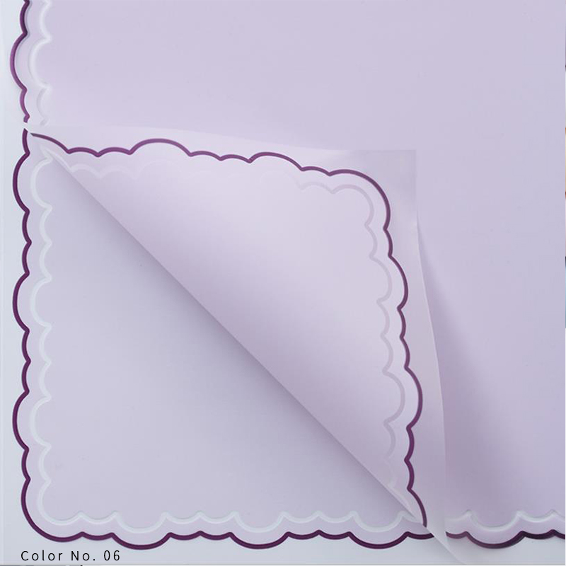 Petal jelly film flower wrapping paper