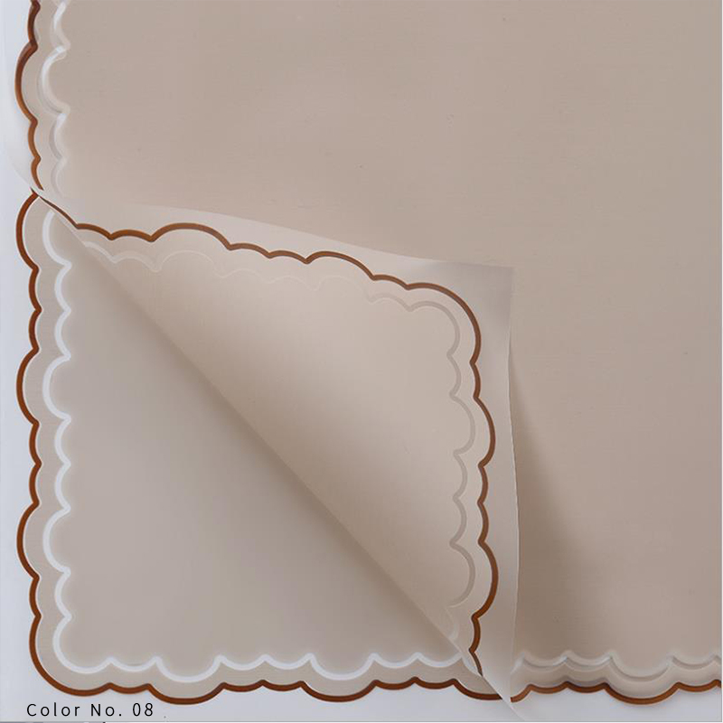 Petal jelly film flower wrapping paper