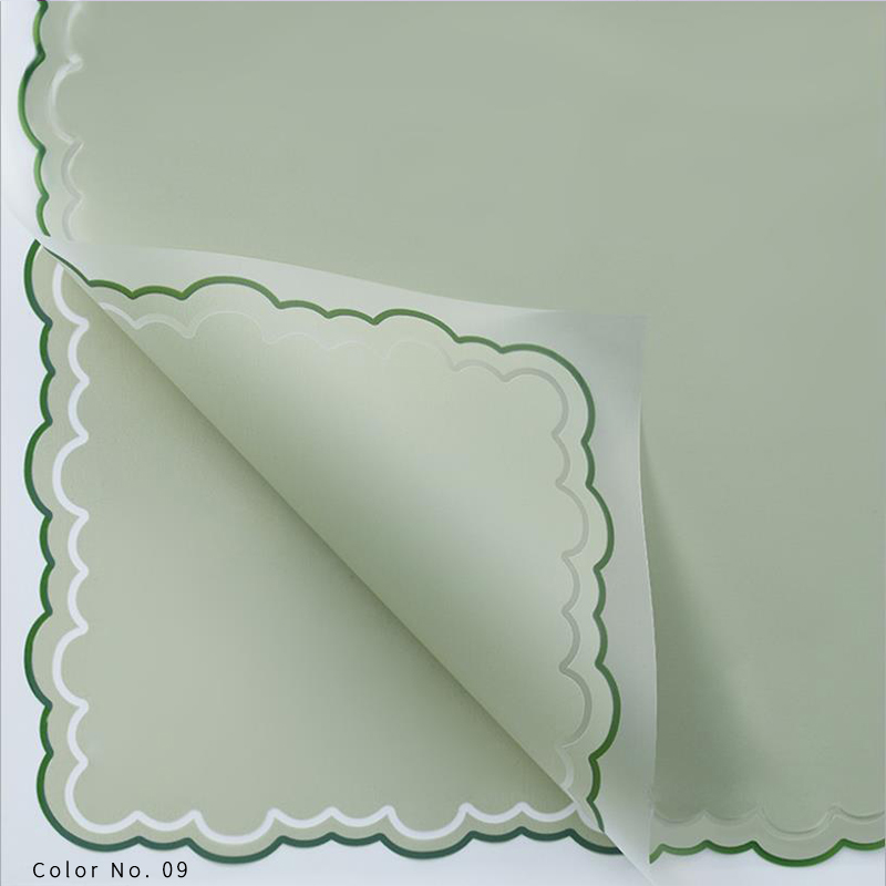 Petal jelly film flower wrapping paper